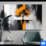 Leinwandbild Wurzeln Der Farbigen Stille Querformat Produktvorschau mit dem Bild Wurzeln der farbigen Stille im Format Querformat.