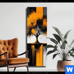 Leinwandbild Wurzeln Der Farbigen Stille Schmal Produktvorschau mit dem Bild Wurzeln der farbigen Stille im Format Schmal.