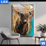 Leuchtbild Abstrakter Highlander Hochformat Produktvorschau mit dem Bild Abstrakter Highlander im Format Hochformat.