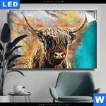 Leuchtbild Abstrakter Highlander Querformat Produktvorschau mit dem Bild Abstrakter Highlander im Format Querformat.