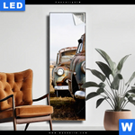 Leuchtbild Alte Rostige Autos Schmal Produktvorschau mit dem Bild Alte rostige Autos im Format Schmal.