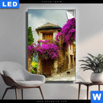 Leuchtbild Altstadt Der Provence Hochformat Produktvorschau mit dem Bild Altstadt der Provence im Format Hochformat.