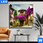 Leuchtbild Altstadt Der Provence Quadrat Produktvorschau mit dem Bild Altstadt der Provence im Format Quadrat.