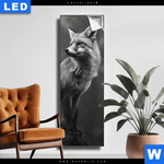 Leuchtbild Anmutiger Fuchs Schmal Produktvorschau mit dem Bild Anmutiger Fuchs im Format Schmal.