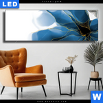 Leuchtbild Aquarell Blume Panorama Produktvorschau mit dem Bild Aquarell Blume im Format Panorama.