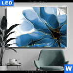 Leuchtbild Aquarell Blume Querformat Produktvorschau mit dem Bild Aquarell Blume im Format Querformat.