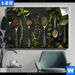 Leuchtbild Aromen Der Natur Querformat Produktvorschau mit dem Bild Aromen der Natur im Format Querformat.