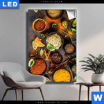 Leuchtbild Basilikum Pfeffer Safran Co Hochformat Produktvorschau mit dem Bild Basilikum | Pfeffer | Safran & Co. im Format Hochformat.