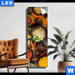 Leuchtbild Basilikum Pfeffer Safran Co Schmal Produktvorschau mit dem Bild Basilikum | Pfeffer | Safran & Co. im Format Schmal.