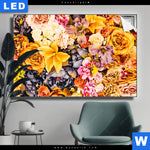 Leuchtbild Bluetenzauber Querformat Produktvorschau mit dem Bild Blütenzauber im Format Querformat.