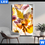 Leuchtbild Blumen Collage No 1 Hochformat Produktvorschau mit dem Bild Blumen Collage No.1 im Format Hochformat.