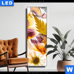 Leuchtbild Blumen Collage No 1 Schmal Produktvorschau mit dem Bild Blumen Collage No.1 im Format Schmal.