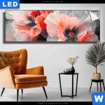 Leuchtbild Blumen In Voller Pracht Panorama Produktvorschau mit dem Bild Blumen in voller Pracht im Format Panorama.
