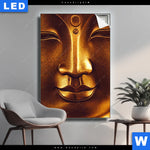 Leuchtbild Buddha In Harmonie Hochformat Produktvorschau mit dem Bild Buddha in Harmonie im Format Hochformat.