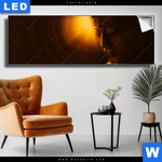 Leuchtbild Buddha Licht Der Weisheit Panorama Produktvorschau mit dem Bild Buddha - Licht der Weisheit im Format Panorama.