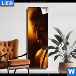 Leuchtbild Buddha Licht Der Weisheit Schmal Produktvorschau mit dem Bild Buddha - Licht der Weisheit im Format Schmal.