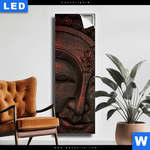 Leuchtbild Buddha Weihrauch Schmal Produktvorschau mit dem Bild Buddha & Weihrauch im Format Schmal.