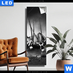 Leuchtbild Das Duell Schmal Produktvorschau mit dem Bild Das Duell im Format Schmal.