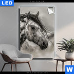 Leuchtbild Das Pferd Wild Schoen Hochformat Produktvorschau mit dem Bild Das Pferd - wild & schön im Format Hochformat.
