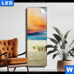 Leuchtbild Der Holzsteg Schmal Produktvorschau mit dem Bild Der Holzsteg im Format Schmal.