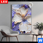 Leuchtbild Dia Abstrakte Blumenformen Hochformat Produktvorschau mit dem Bild Abstrakte Blumenformen im Format Hochformat.