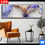 Leuchtbild Dia Abstrakte Blumenformen Panorama Produktvorschau mit dem Bild Abstrakte Blumenformen im Format Panorama.