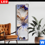 Leuchtbild Dia Abstrakte Blumenformen Schmal Produktvorschau mit dem Bild Abstrakte Blumenformen im Format Schmal.