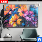 Leuchtbild Dia Abstrakte Blumenpracht Querformat Produktvorschau mit dem Bild Abstrakte Blumenpracht im Format Querformat.