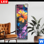 Leuchtbild Dia Abstrakte Blumenpracht Schmal Produktvorschau mit dem Bild Abstrakte Blumenpracht im Format Schmal.