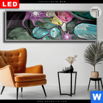 Leuchtbild Dia Abstrakte Bunte Blasen Panorama Produktvorschau mit dem Bild Abstrakte Bunte Blasen im Format Panorama.