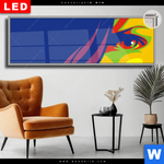 Leuchtbild Dia Abstrakte Frau No 1 Panorama Produktvorschau mit dem Bild Abstrakte Frau No.1 im Format Panorama.