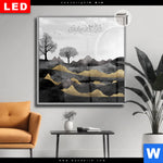 Leuchtbild Dia Abstrakte Landschaft No 2 Quadrat Produktvorschau mit dem Bild Abstrakte Landschaft No.2 im Format Quadrat.