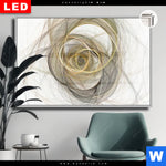 Leuchtbild Dia Abstrakte Moderne Linienkunst Querformat Produktvorschau mit dem Bild Abstrakte moderne Linienkunst im Format Querformat.