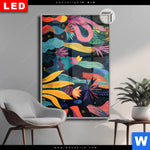 Leuchtbild Dia Abstrakte Natur Hochformat Produktvorschau mit dem Bild Abstrakte Natur im Format Hochformat.