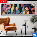 Leuchtbild Dia Abstrakte Natur Panorama Produktvorschau mit dem Bild Abstrakte Natur im Format Panorama.