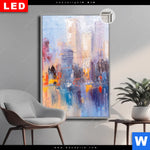 Leuchtbild Dia Abstrakte Skyline No 2 Hochformat Produktvorschau mit dem Bild Abstrakte Skyline No.2 im Format Hochformat.