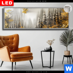 Leuchtbild Dia Abstrakte Tannen Panorama Produktvorschau mit dem Bild Abstrakte Tannen im Format Panorama.