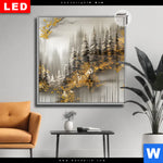 Leuchtbild Dia Abstrakte Tannen Quadrat Produktvorschau mit dem Bild Abstrakte Tannen im Format Quadrat.