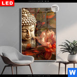Leuchtbild Dia Abstrakter Buddha Blumen Hochformat Produktvorschau mit dem Bild Abstrakter Buddha & Blumen im Format Hochformat.