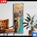 Leuchtbild Dia Abstrakter Highlander Schmal Produktvorschau mit dem Bild Abstrakter Highlander im Format Schmal.