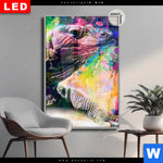 Leuchtbild Dia Abstrakter Leguan Hochformat Produktvorschau mit dem Bild Abstrakter Leguan im Format Hochformat.