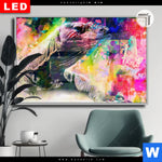 Leuchtbild Dia Abstrakter Leguan Querformat Produktvorschau mit dem Bild Abstrakter Leguan im Format Querformat.