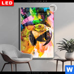 Leuchtbild Dia Abstrakter Papagei Hochformat Produktvorschau mit dem Bild Abstrakter Papagei im Format Hochformat.