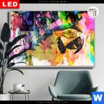 Leuchtbild Dia Abstrakter Papagei Querformat Produktvorschau mit dem Bild Abstrakter Papagei im Format Querformat.