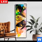Leuchtbild Dia Abstrakter Papagei Schmal Produktvorschau mit dem Bild Abstrakter Papagei im Format Schmal.