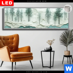 Leuchtbild Dia Abstrakter Wald Panorama Produktvorschau mit dem Bild Abstrakter Wald im Format Panorama.