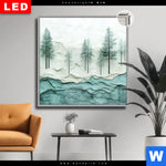 Leuchtbild Dia Abstrakter Wald Quadrat Produktvorschau mit dem Bild Abstrakter Wald im Format Quadrat.