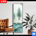 Leuchtbild Dia Abstrakter Wald Schmal Produktvorschau mit dem Bild Abstrakter Wald im Format Schmal.