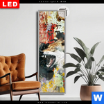 Leuchtbild Dia Abstrakter Wolf Schmal Produktvorschau mit dem Bild Abstrakter Wolf im Format Schmal.