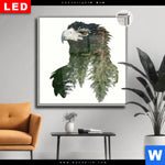 Leuchtbild Dia Adler Wald Quadrat Produktvorschau mit dem Bild Adler & Wald im Format Quadrat.